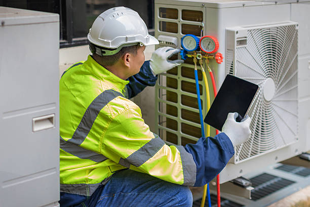 Professional Emergency Hvac technician working in Readville, MA